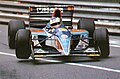 Michele Alboreto driving at the 1994 Monaco Grand Prix.