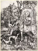 Albrecht Dürer's engraving of Saint Eustace