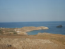 Kefali island (right in the picture)