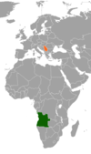 Location map for Angola and Serbia.