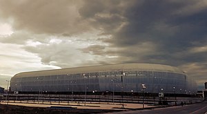 The stadium at the end of January 2019