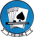 VS-28 Hukkers Professionals sea control carrier air anti submarine squadron  SEACONRON AIRASRON 28 - US Navy