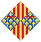 Arms of Margarida of Prades, Queen Consort of Aragon.svg