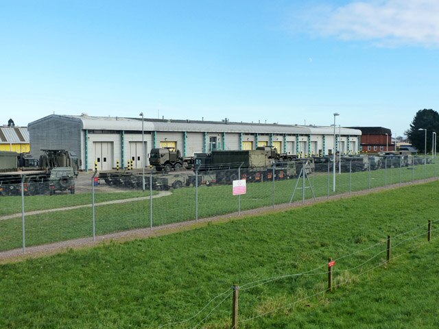 Army vehicles, Colchester Garrison