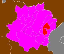 Cantone di Le Vésinet – Mappa