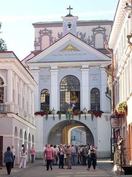 Gate of dawn in Vilnius