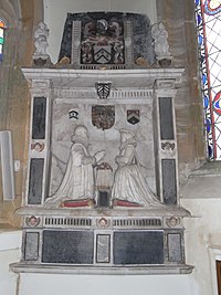 Mural monument to Roger Ayshford (d.1610)