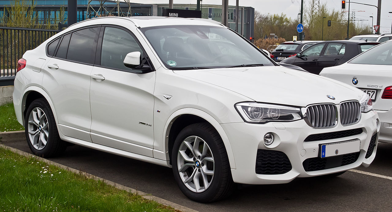 Image of BMW X4 xDrive35d M-Sportpaket (F26) – Frontansicht, 11. April 2015, Düsseldorf