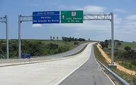 Autoweg BR-101 in Mataraca