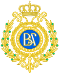 Badge of the Gold Medal of Merit in the Fine Arts (Spain).svg