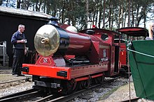 Steam outline locomotive Altonia at the Old Kiln Light Railway Baguley Works no. 1769 'Altonia'.jpg