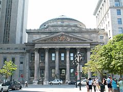Bank of Montreal main branch, on St. Jacques