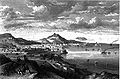 Panorama of Barcelona, around 1850. Artist: Rouargue (drawing). Ed. Willmann (engraving)