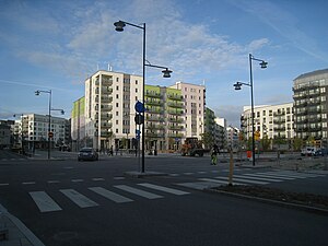 Barkarbystaden: Bakgrund, Kollektivtrafik, 2015 års byggnadsmärke