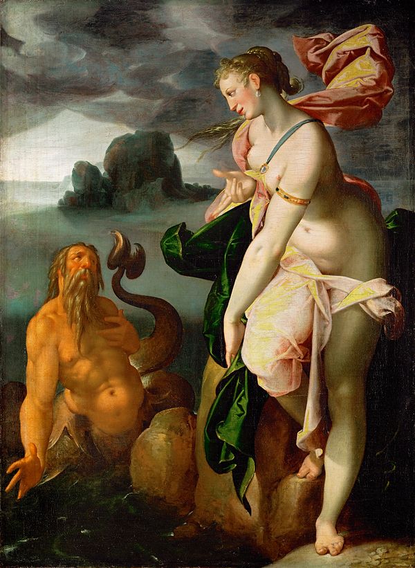 Glaucus and Scylla by Bartholomeus Spranger