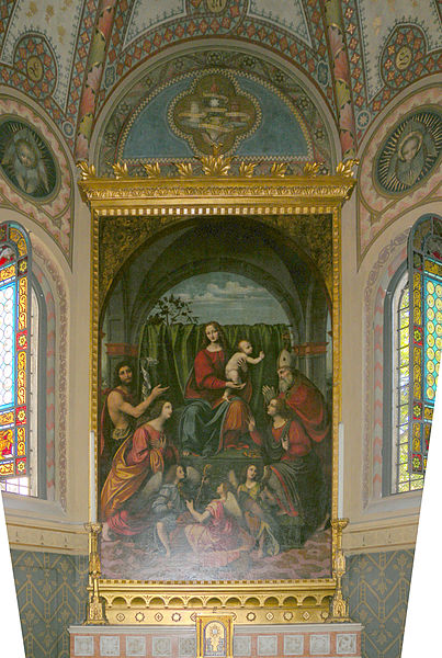 File:Basilica Sant'Eufemia (Milan) Madonna con Bambino e Santi di Marco d'Oggiono Foto di Maurizio OM Ongaro DSCN9138.jpg