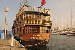 Boat at Monastir Marina