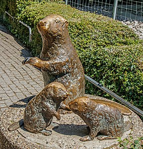 Beavers by Gudrun Kunstmann Stadtgarten Karlsruhe