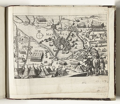 Beleg van Mantua, 1629-1630 Serie 11 Varia Buitenlandse Gebeurtenissen, 1571-1631 (serietitel), RP-P-OB-78.785-404