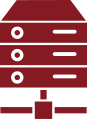 Bimetrical icon network server.svg