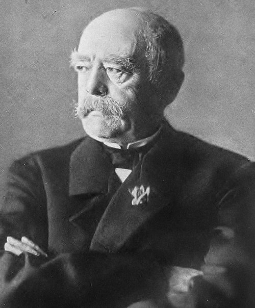 Otto von Bismarck, the Chancellor who dominated German policy making until Wilhelm II assumed the throne in 1888