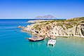 Boats in the Sea of Crete near Kleftiko on Milos Island, Greece.jpg