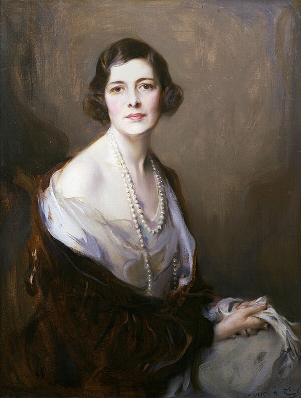 Portrait of the Countess of Airlie, by Philip de László, 1935