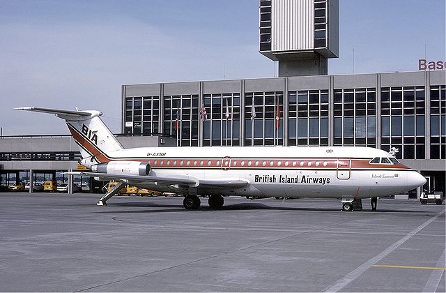 A BAC 1-11 passenger airliner