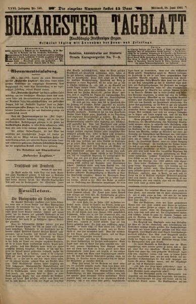 File:Bukarester Tagblatt 1905-06-28, nr. 140.pdf