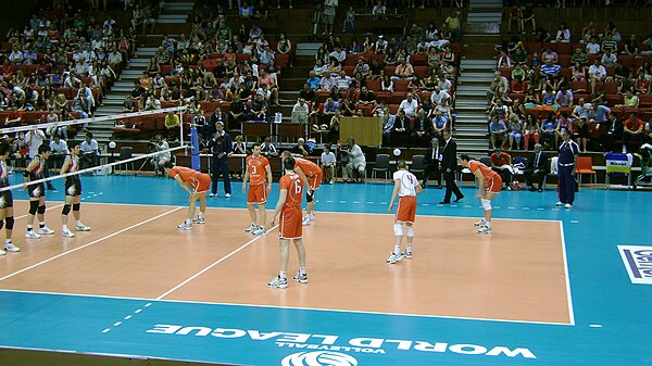 The Bulgaria National Team at the 2011 FIVB World League Defeating Asian Giants Japan