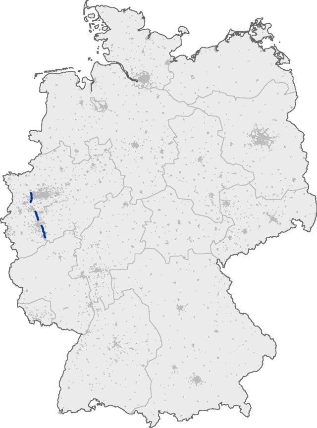 Mapa da localização da auto-estrada A59