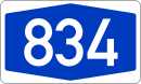 Federal motorway 834