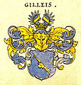 Stammwappen der Ritter von Gilleis (1530), nach Siebmacher, zwischen 1701 und 1705