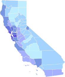 Primary results by county:
.mw-parser-output .legend{page-break-inside:avoid;break-inside:avoid-column}.mw-parser-output .legend-color{display:inline-block;min-width:1.25em;height:1.25em;line-height:1.25;margin:1px 0;text-align:center;border:1px solid black;background-color:transparent;color:black}.mw-parser-output .legend-text{}
Feinstein >= 20%
Feinstein >= 30%
Feinstein >= 40%
Feinstein >= 50%
Feinstein >= 60%
Feinstein >= 70% California Senate Primary election results by county, 2012.svg