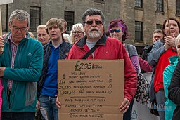 Campaign for Nuclear Disarmament Protestors in Paisley Cross today (28266364311)