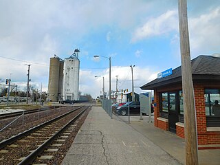 <span class="mw-page-title-main">Carlinville station</span> Train station in Carlinville, Illinois, US