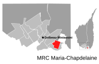 Location of Saint-Augustin