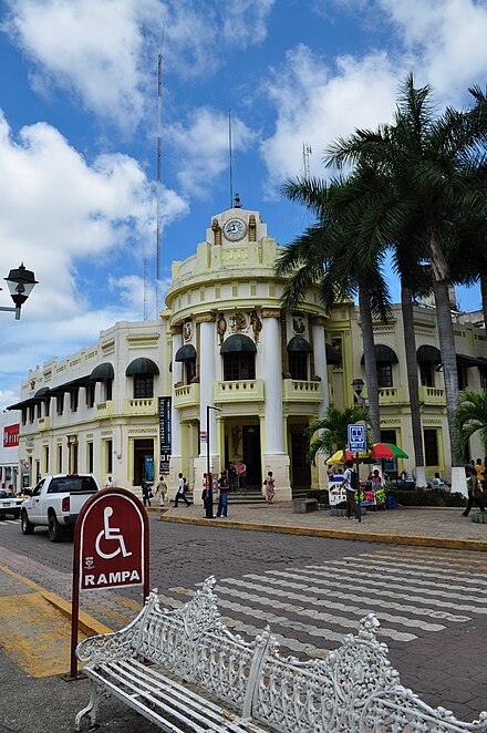 City's Old City Hall building in the main plaza