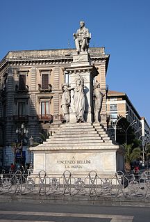 Monument to Vincenzo Bellini, Catania