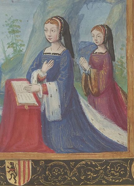 File:Catherine et Antoinette d' AMBOISE (sa nièce).jpg