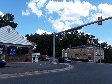 Central intersection, Ladysmith, Virginia