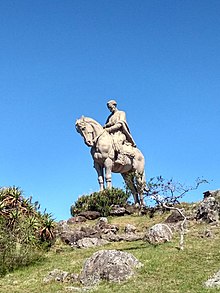 Second tallest equestrian statue: General Artigas in Minas, Uruguay Cerro Artigas 1.jpg