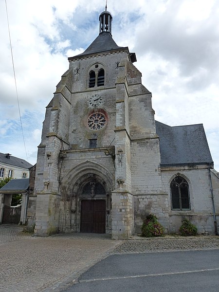 File:Château-Porcien (Ardennes) église Saint-Thibault, façade.JPG