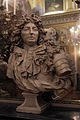 Buste de Louis XIV dans la chambre du roi.