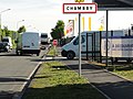 Chambry (Aisne) city limit sign.JPG