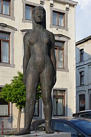 L'Apothéose, sculpture en bronze à Châtelet.