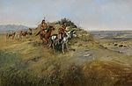 Thumbnail for File:Charles M. Russell - Buffalo Hunt - 83.149 - Minneapolis Institute of Arts.jpg