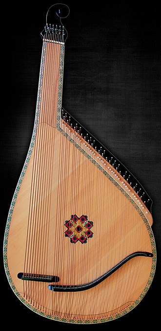 An early mode of bandura from the Chernihiv factory of musical instruments. Chernihiv-style bandura.jpg