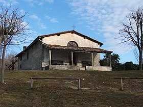 Venkovský kostel San Marco alla Maresana.