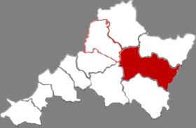 Localización de Héshùn Xiàn